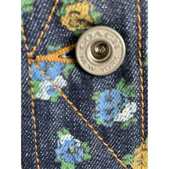 Coach Floral Denim  Jacket - Picture 6 of 10